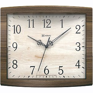Relógio de Parede Herweg 6903-323 Cor Madeira 31,6x37,1 cm