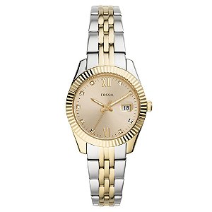 Relógio Fossil Feminino Scarlette Bicolor ES4949/1XN