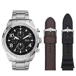 Relógio Fossil Masculino Fossil FS5968SET/1KN Troca Pulseira