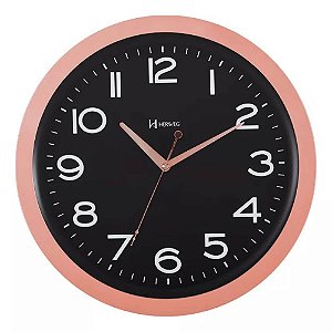 Relógio de Parede Herweg 6838 Sofisticado 35cm Rosé Fosco