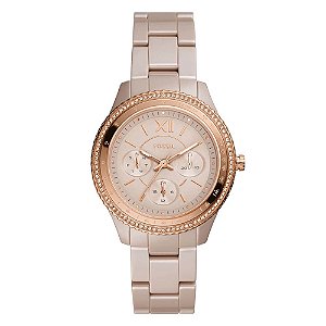 Relógio Fossil Feminino Stella Rosé CE1112/9JN