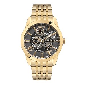 Relógio Technos Masculino Automatico Dourado - 8215AT/1P