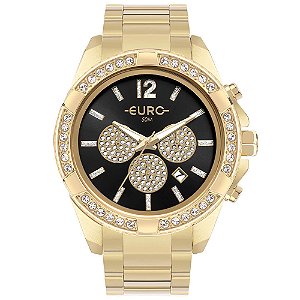 Relógio Euro Feminino Delux Dourado - EUJP25AP/4P