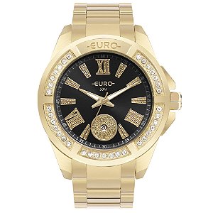 Relógio Euro Feminino Delux Dourado - EU2115AP/4P