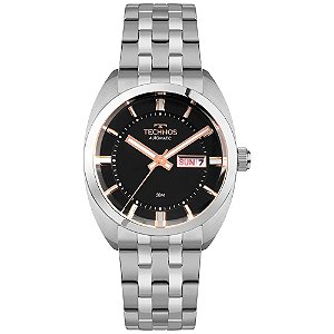 Relógio Technos Masculino Automatico Prata - 8205OS/1P