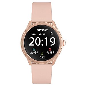 Relógio Smartwatch Mormaii Life MOLIFEURAB/8T - Rosa
