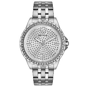 Relógio Feminino Seculus Cristais 44238L0SVNS3