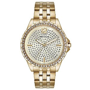 Relógio Feminino Seculus Cristais 44238LPSVDS1
