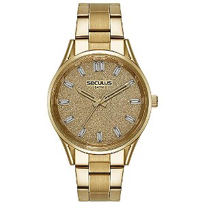 Relógio Feminino Seculus Glitter e Cristais 44246LPSVDS1