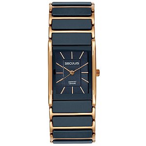 Relógio Feminino Seculus Cerâmica 77230LPSVRQ3