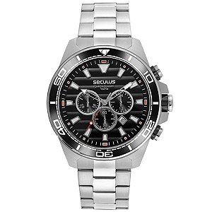 Relógio Seculus Masculino Cronógrafo 44076G0SVNA3
