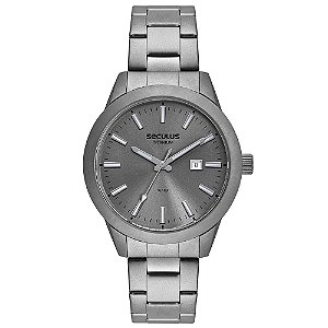Relógio Seculus Masculino Titânio 44171G0SVNT1