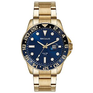 Relógio Seculus Masculino 44210GPSVDA3
