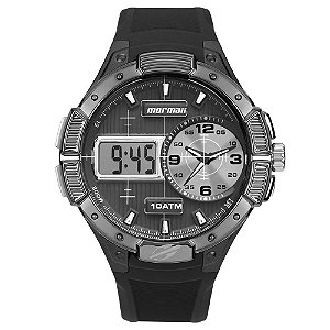 Relógio Mormaii Masculino Action Preto - MO2035MA/8P