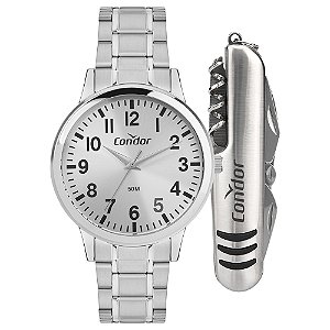 Kit Condor Masculino Dia A Dia Prata - CO2035NRK/K4K