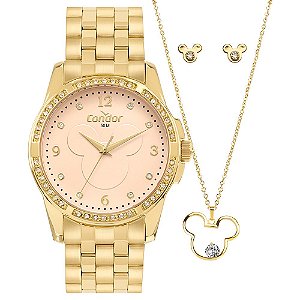 Kit Condor Feminino Dourado Disney Mickey CO2036MYR/K4J
