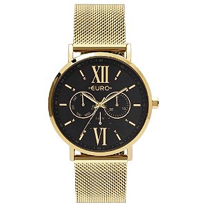 Relógio Euro Feminino Multiglow Dourado - EU6P29AHCBPS/4P