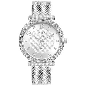 Relógio Euro Feminino Glitz Prata - EU2036YUP/4K