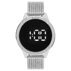 Relógio Euro Feminino Ff Led Prata - EUBJ3912AD/4F