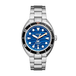 Relógio Fossil Masculino Fossil Breaker Prata - FS6064/1KN
