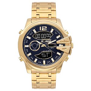 Relógio Condor Masculino Digital Dourado - COFS0609AB/4A