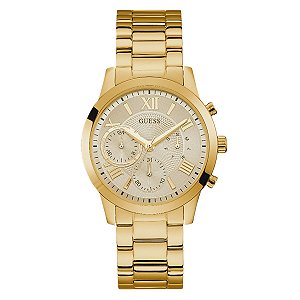 Relógio Guess Feminino Dourado W1070L2