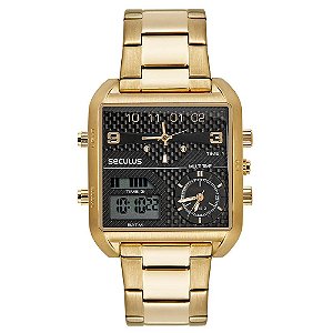 Relógio Seculus Masculino 77161GPSVDA4
