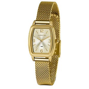 Relógio Feminino Lince Dourado LQG4675L C2KX