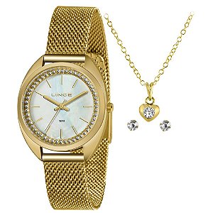Kit Relógio Feminino Lince - LRG4701L KO80B1KX