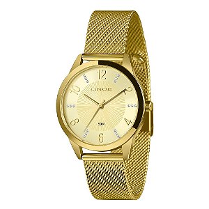 Relógio Feminino Lince Dourado LRG4815L38 C2KX