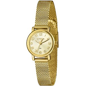 Relógio Feminino Lince Dourado LRGH272L25 C2KX