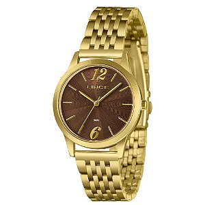 Relógio Feminino Lince Dourado LRGM035L36 N2KX