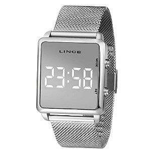 Relógio Lince Feminino Digital Prata MDM4619L BXSX
