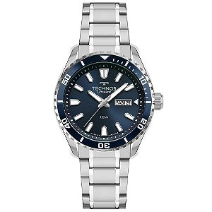 Relógio Technos Masculino Automático Prata - 8205PD/1A