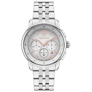 Relógio Technos Masculino Grandtech Prata - JS25BCP/1K