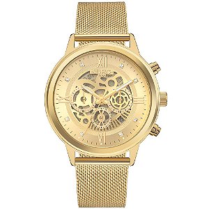 Relógio Euro Feminino Delux Dourado - EUJS25AM/4D