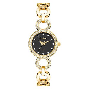 Relógio Condor Feminino Bracelete Dourado - CO2035NVG/5P
