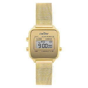 Relógio Condor Feminino Digital Dourado - COJHS512BAF/4D