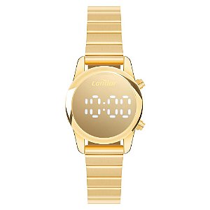 Relógio Condor Feminino Digital Dourado - COMD26AAI/4D
