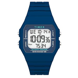 Relógio Timex Digital Activity Tracker Azul – TW5M55700