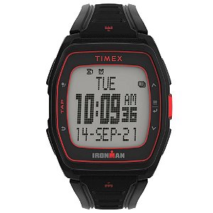 Relógio Timex Ironman Digital Preto e Vermelho – TW5M47500