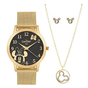 Kit Relógio Condor Feminino CO2035NGI/K4P