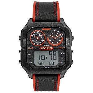 Relógio Seculus Masculino Anadigi 77304GPSVPU3