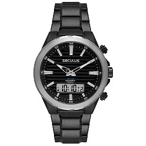 Relógio Seculus Masculino Anadigi 77292GPSVSA3 Solar