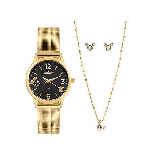 Kit Relógio Condor Feminino Mini Dourado - CO2035NGQ/KI4P