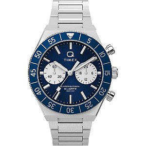 Relógio Timex Masculino Continental Chronograph Stainless TW2Y55900
