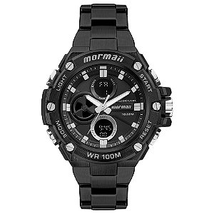 Relógio Mormaii Masculino Force Preto - MO8320AB/7P