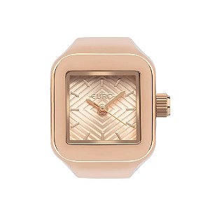 Relógio Anel Euro Feminino Unique Rosa – EU2035YWY/4JI