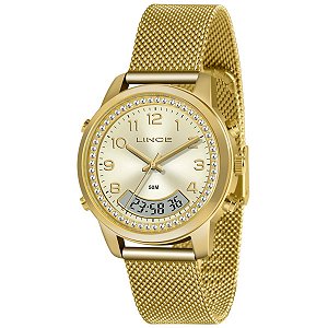 Relógio Lince Urban Feminino Anadigi Dourado – LAG4714L-C2KX