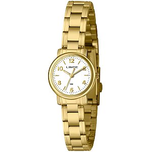Relógio Lince Feminino Dourado – LRGH270L25 B2KX
